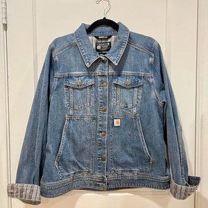CARHARTT WOMEN'S BENSON DENIM JACKET SIZE LARGE